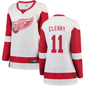 Breakaway Fanatics Branded Women's Daniel Cleary Detroit Red Wings Away Jersey - White