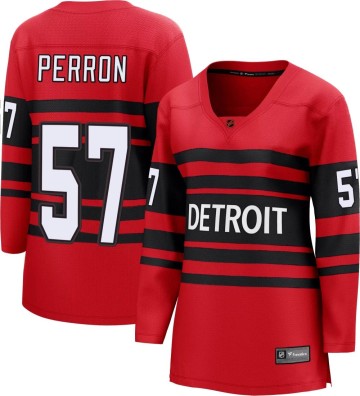 Breakaway Fanatics Branded Women's David Perron Detroit Red Wings Special Edition 2.0 Jersey - Red