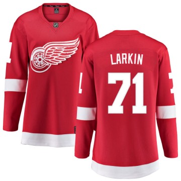 Breakaway Fanatics Branded Women's Dylan Larkin Detroit Red Wings Home Jersey - Red