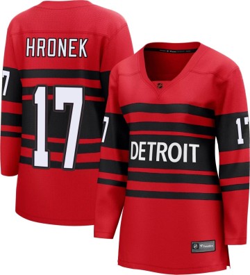 Breakaway Fanatics Branded Women's Filip Hronek Detroit Red Wings Special Edition 2.0 Jersey - Red