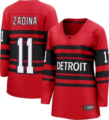 Breakaway Fanatics Branded Women's Filip Zadina Detroit Red Wings Special Edition 2.0 Jersey - Red