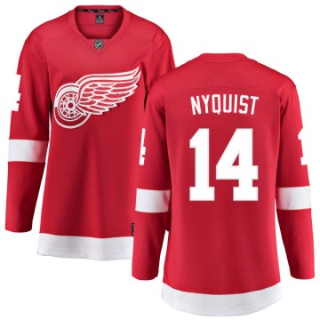 Breakaway Fanatics Branded Women's Gustav Nyquist Detroit Red Wings Home Jersey - Red