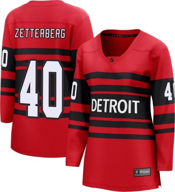 Breakaway Fanatics Branded Women's Henrik Zetterberg Detroit Red Wings Special Edition 2.0 Jersey - Red