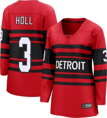 Breakaway Fanatics Branded Women's Justin Holl Detroit Red Wings Special Edition 2.0 Jersey - Red