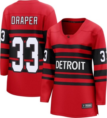 Breakaway Fanatics Branded Women's Kris Draper Detroit Red Wings Special Edition 2.0 Jersey - Red