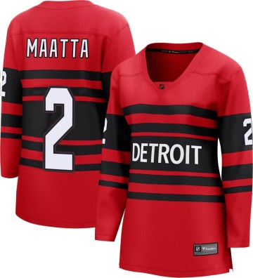 Breakaway Fanatics Branded Women's Olli Maatta Detroit Red Wings Special Edition 2.0 Jersey - Red