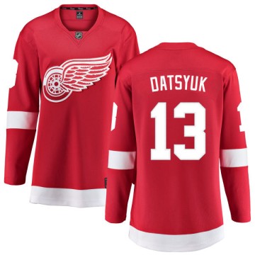 Breakaway Fanatics Branded Women's Pavel Datsyuk Detroit Red Wings Home Jersey - Red