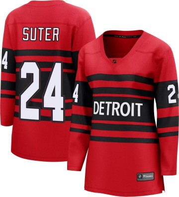 Breakaway Fanatics Branded Women's Pius Suter Detroit Red Wings Special Edition 2.0 Jersey - Red