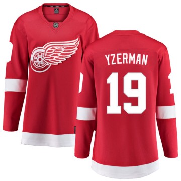 Breakaway Fanatics Branded Women's Steve Yzerman Detroit Red Wings Home Jersey - Red