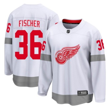 Breakaway Fanatics Branded Youth Christian Fischer Detroit Red Wings 2020/21 Special Edition Jersey - White