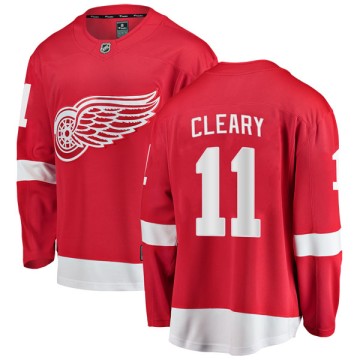 Breakaway Fanatics Branded Youth Daniel Cleary Detroit Red Wings Home Jersey - Red