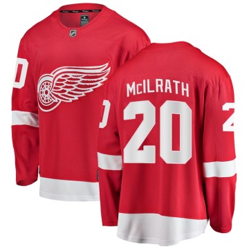 Breakaway Fanatics Branded Youth Dylan McIlrath Detroit Red Wings Home Jersey - Red