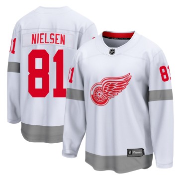 Breakaway Fanatics Branded Youth Frans Nielsen Detroit Red Wings 2020/21 Special Edition Jersey - White