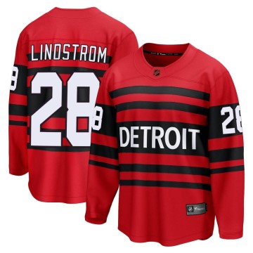 Breakaway Fanatics Branded Youth Gustav Lindstrom Detroit Red Wings Special Edition 2.0 Jersey - Red
