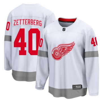 Breakaway Fanatics Branded Youth Henrik Zetterberg Detroit Red Wings 2020/21 Special Edition Jersey - White