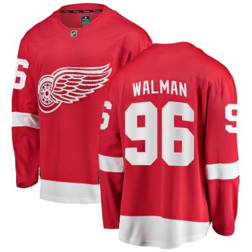 Breakaway Fanatics Branded Youth Jake Walman Detroit Red Wings Home Jersey - Red