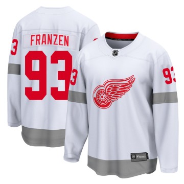 Breakaway Fanatics Branded Youth Johan Franzen Detroit Red Wings 2020/21 Special Edition Jersey - White