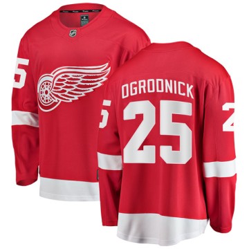 Breakaway Fanatics Branded Youth John Ogrodnick Detroit Red Wings Home Jersey - Red