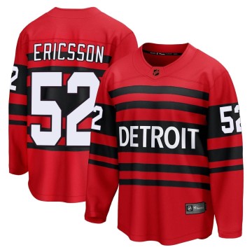 Breakaway Fanatics Branded Youth Jonathan Ericsson Detroit Red Wings Special Edition 2.0 Jersey - Red