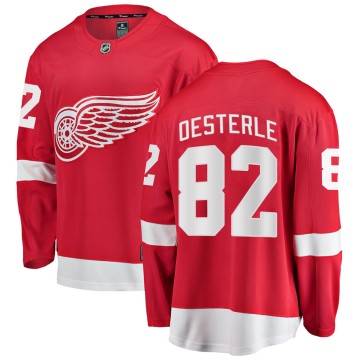 Breakaway Fanatics Branded Youth Jordan Oesterle Detroit Red Wings Home Jersey - Red