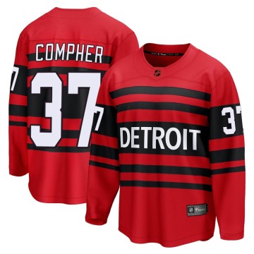 Breakaway Fanatics Branded Youth J.T. Compher Detroit Red Wings Special Edition 2.0 Jersey - Red