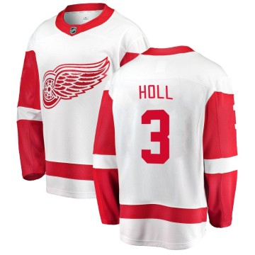Breakaway Fanatics Branded Youth Justin Holl Detroit Red Wings Away Jersey - White