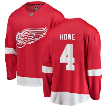 Breakaway Fanatics Branded Youth Mark Howe Detroit Red Wings Home Jersey - Red