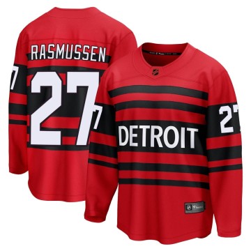 Breakaway Fanatics Branded Youth Michael Rasmussen Detroit Red Wings Special Edition 2.0 Jersey - Red