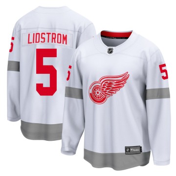 Breakaway Fanatics Branded Youth Nicklas Lidstrom Detroit Red Wings 2020/21 Special Edition Jersey - White