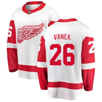 Breakaway Fanatics Branded Youth Thomas Vanek Detroit Red Wings Away Jersey - White